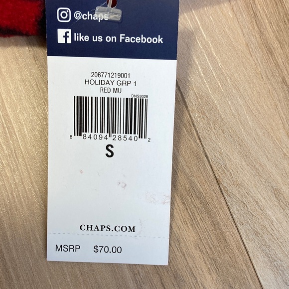 Offer$15 Chaps vest fleece checkered plaid print zip front vest with pockets S - Picture 13 of 17